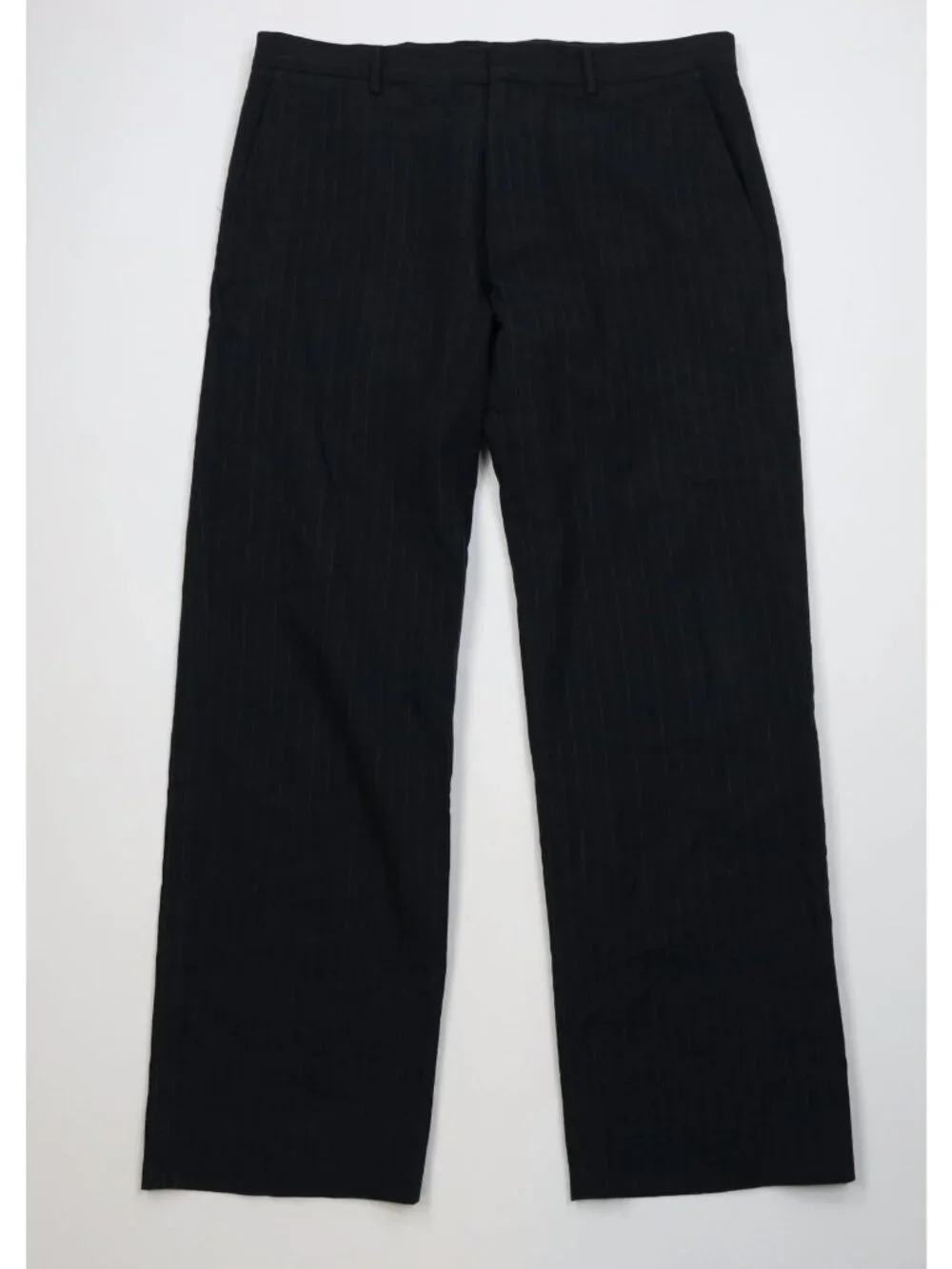 Vtg Y2K 2008 Banana Republic Mens 36x32 Wool Blend Knit Striped Wide Leg Pants
